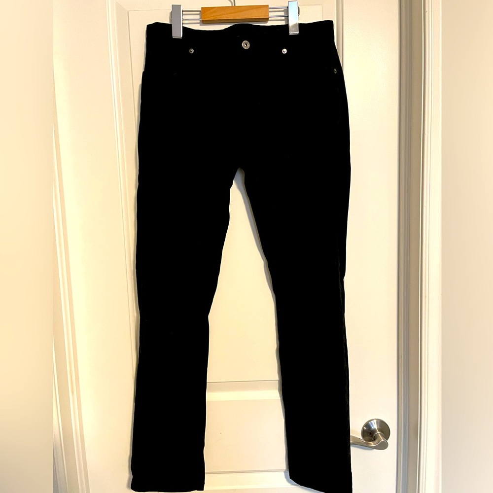 7 Diamonds Men's Black Clifton brushed cotton Pants Size 30Wx32L